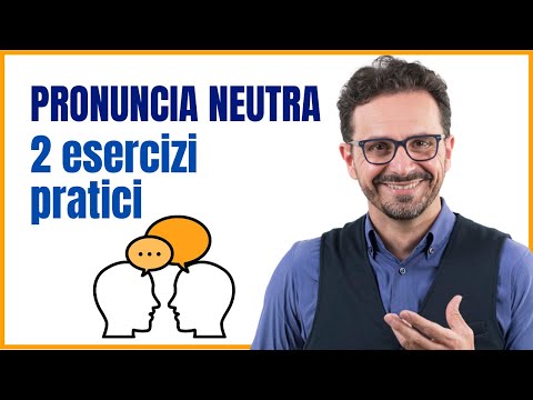 Neutral pronunciation. 2 diction exercises for speaking well.