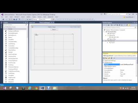 Using The Table Layout Panel In Visual Basic
