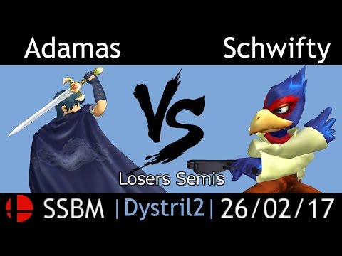 Dystril 2 - Adamas (Marth) vs Schwifty (Falco) - Loser's Semis