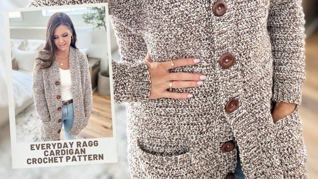 Everyday Ragg Cardigan Crochet Pattern