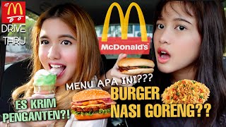 Download lagu DRIVE THRU MCD BURGER NASI GORENG?? MENU2 NYA ABSTRAK ABIS! Ft. Aurelliaurel mp3