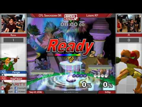 CFL Smackdown 94 Melee - Kuya (Link) vs Pi (Samus) - Losers R9