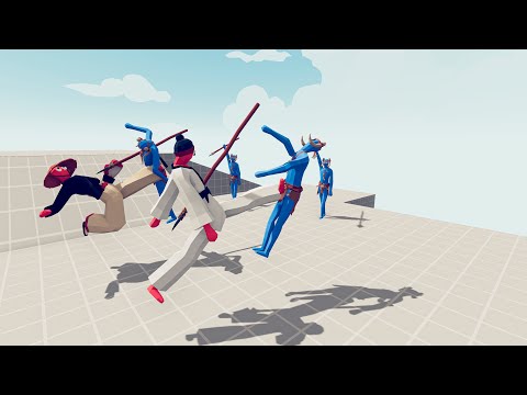 Duo KICKBOXER Vs EVERY UNIT - (2 vs 10) - TABS - Totally Accurate Battle Simulator