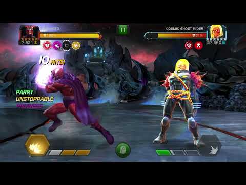 Magneto vs Cosmic Ghost Rider (Uncollected) - Marvel Contest of Champions