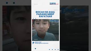 VIRAL! Bocah SD Asal Padang Mirip Rafathar Malik Ahmad, Paras Gantengnya Disorot Warganet