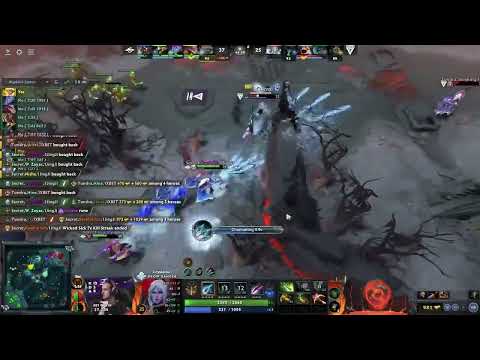 Drow ranger beautiful rampage! Team Secret