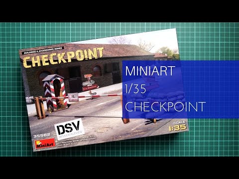 Сборная модель: Пропускной пункт Miniart 35562) 1:35