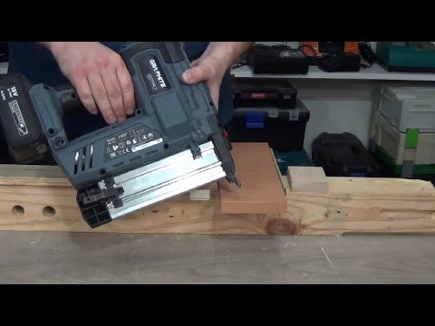 Akumuliatorinis pistoletas 1,2mm vinutėms GRAPHITE 18V, Li-Ion, be baterijos 58G081 video