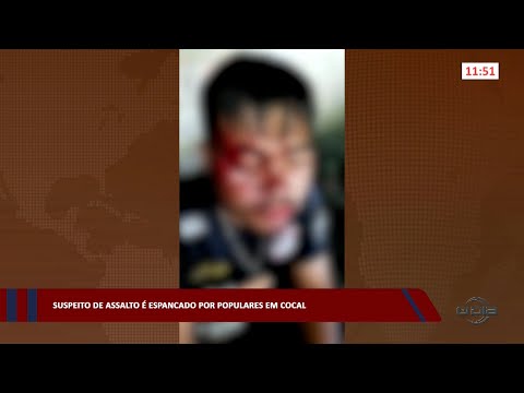Suspeito de assalto é espancado por populares em Cocal 30 03 2023
