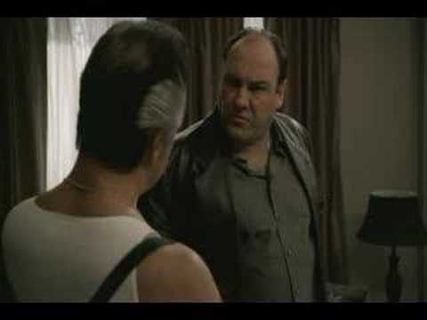 The Sopranos - Tony sees his painting at Paulies