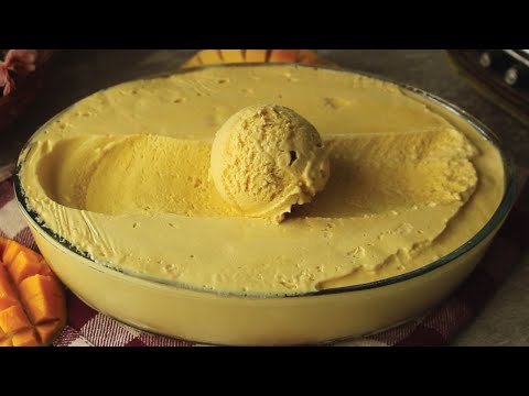 Mango Ice Cream 😍 Recipe By Chef Hafsa