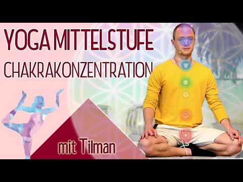 Yogastunde "Chakrakonzentration" mit Tilman - Yoga Vidya Live - 09:15 Uhr 13.05.2021
