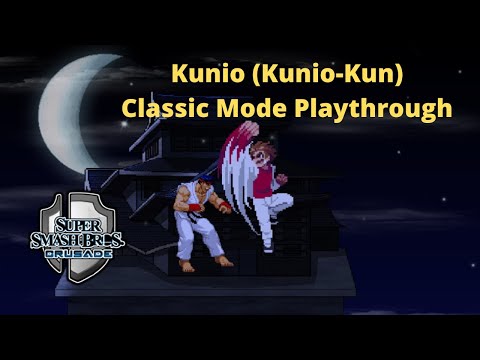Super Smash Bros. Crusade - Kunio (Kunio-Kun) Classic Mode Playthrough