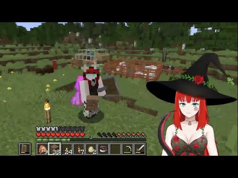 Kira Aminae VTuber - Witch Survival Day 8! (Pt.2) [Minecraft] [RogueCraft] [Witch Waifu VTuber] [Kira Aminae]