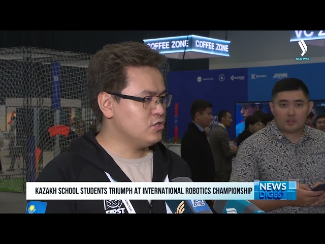 Kazakh school students triumph at international robotics championship