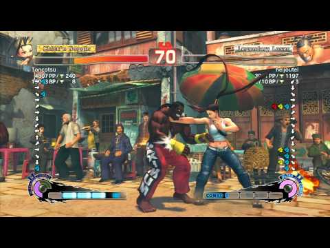 Toncotsu (Ibuki) vs heijoutei (Dee Jay) - SSF4 Arcade Edition Xbox Live Ranked Match