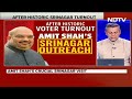Amit Shah In Srinagar | Amit Shah Visits Srinagar After Historic Voter Turnout - Video