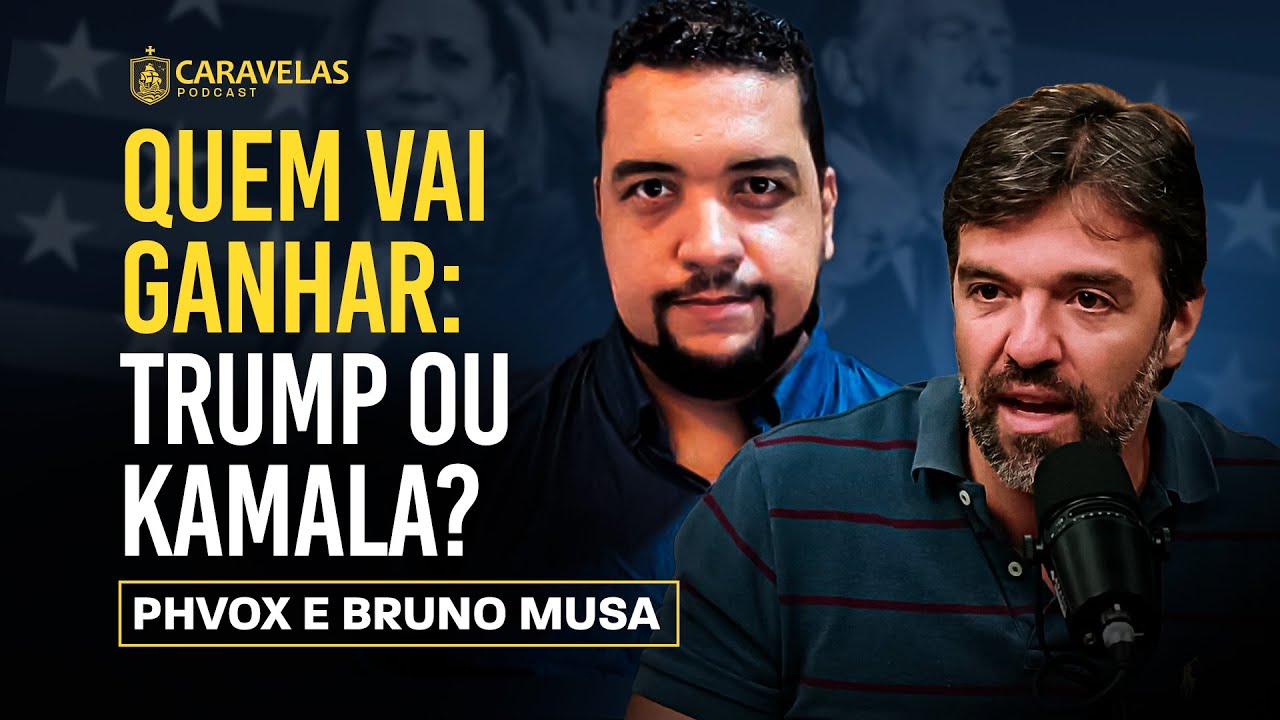 As ELEIÇÕES nos ESTADOS UNIDOS - PHVox e Bruno Musa - Caravelas Podcast #70