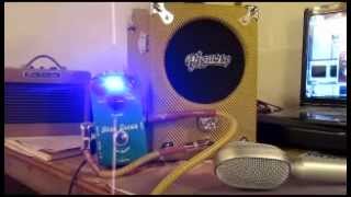 Video thumbnail for Caline Blue Ocean Delay Pedal w/  Tweed Pignose by hovercraft Artifact