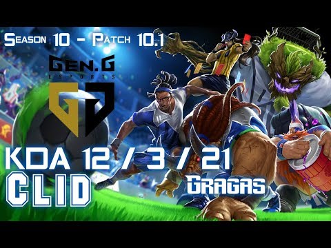 Gen Clid GRAGAS vs ELISE Jungle - Patch 10.1 KR Ranked