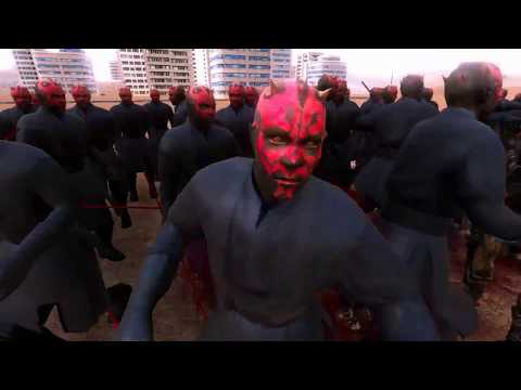 100 Star Wars Darth Maul vs 1000 Predator - Ultimate Epic Battle Simulator