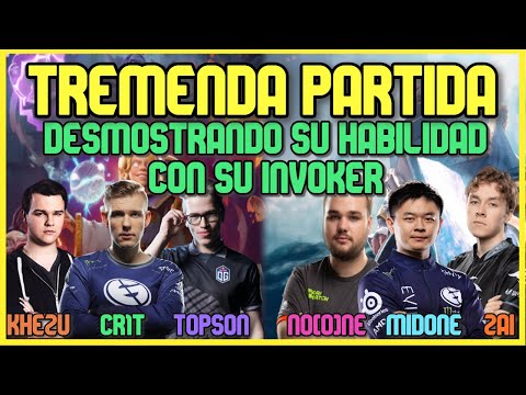 CR1T, TOPSON, KHEZU VS MIDONE, NO[O]NE, ZAI EN RANKED - DOTA 2 PRO