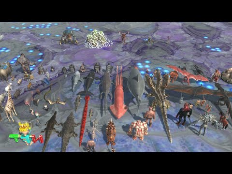 Alien Exotica Team vs ALL TEAMS Animal Revolt Battle Simulator