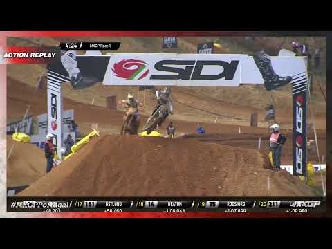 Battle Tim Gajser vs Glenn Coldenhoff | MXGP Race 1 | MXGp of Portugal 2022 #M;XGP #Motocross