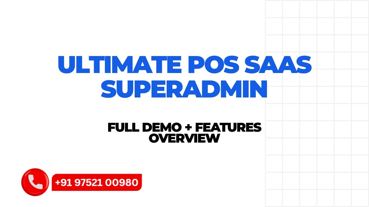 SaaS & Superadmin Module for UltimatePOS - Advance