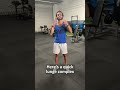 Try this LUNGE Complex for Stronger Legs 🦵 #shorts