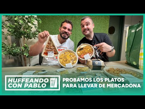 PROBAMOS de MERCADONA los PLATOS para llevar MÁS FAMOSOS - El HuffPost