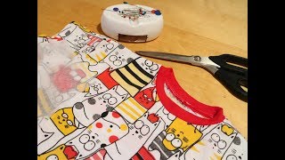 Sy en enkel T-shirt på vanlig symaskin!