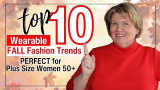 Top 10 Wearable FALL Fashion Trends PERFECT for Plus Size Women 50+ 🍂✅