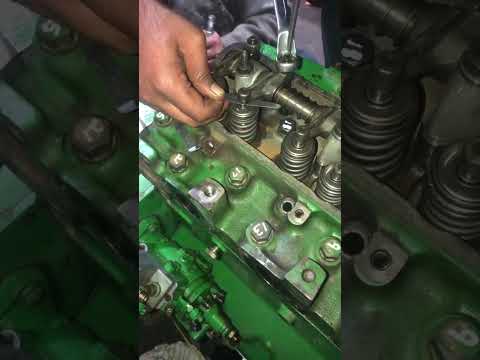 #shorts #valve clearance adjustment John Deere 6068