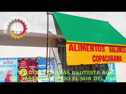 TOLDOS ENRROLLABLES PARA TU NEGOCIO AREQUIPA, LA JOYA, PEDREGAL,CAMANA, MOLLENDO Y SUR. 989402795.