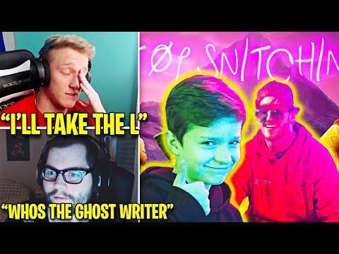 Streamers *REACTING* to FaZe H1ghSky1 *DISS TRACK* On Tfue (ft. Logan Paul) Who Wrote This....