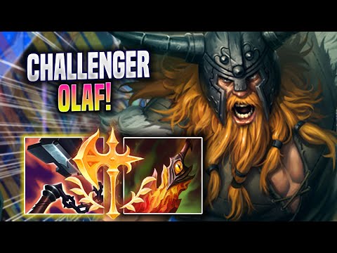 KOREAN CHALLENGER TRIES OLAF WITH NEW REWORK! - Korean Challenger Plays Olaf JUNGLE vs Talon!