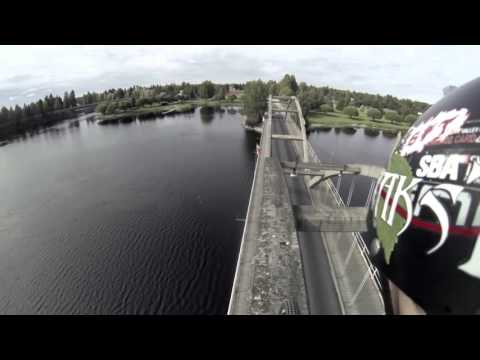 Trial Bike Bridge Stunt   Antti Pendikainen