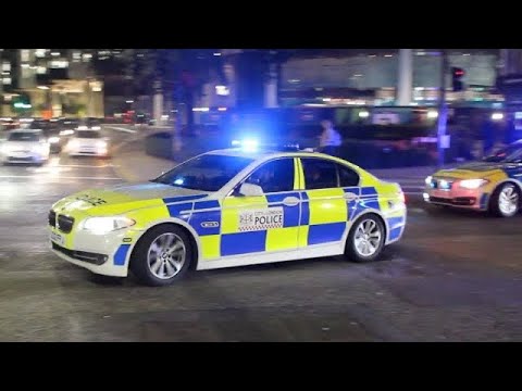 [Operation Venice] City of London Police & Metropolitan Police TRAFFIC units responding in CONVOY