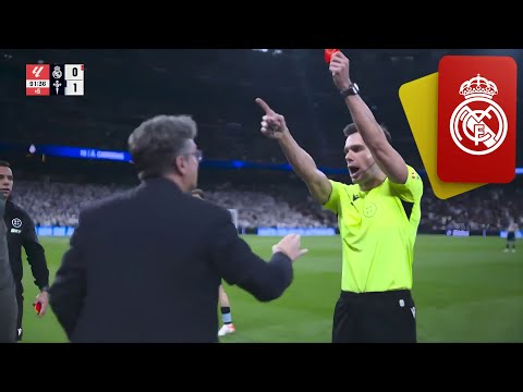 REAL MADRID vs CELTA VIGO | Tarjetas rojas y amarillas | LALIGA