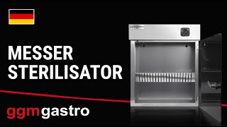 Stérilisateur de couteaux – pour 10 couteaux – 15 watts – minuterie jusqu’à 60 min