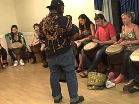 Leon Mobley African Drumming Workshop  25th July 2012