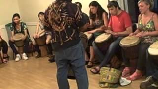 Leon Mobley African Drumming Workshop  25th July 2012
