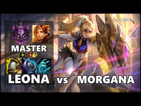 SEASON 12 MASTER Support Gameplay - LEONA vs MORGANA Patch 12.2