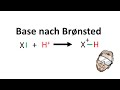 Basen Und Basische Lösungen Nach Brönsted Chemie Endlich Verstehen