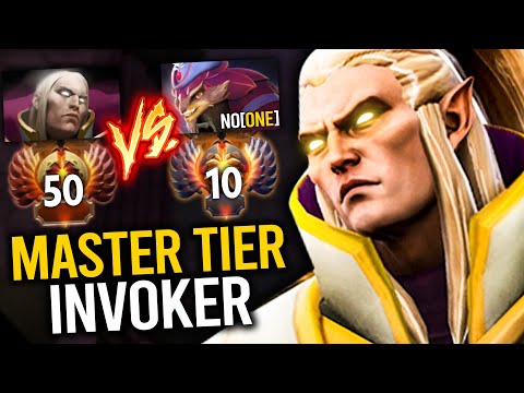 EPIC MASTER TIER INVOKER vs RANK 10 NO[ONE] MID | ABSOLUTELY PERFECT GAME | Dota 2 Invoker