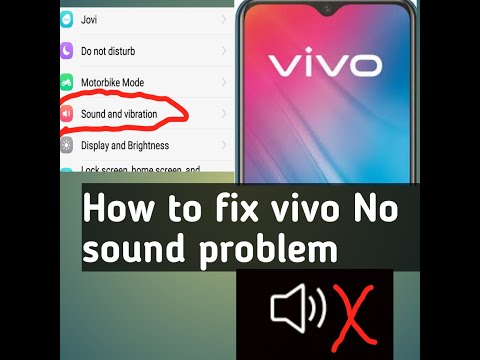 how to fix vivo sound problem | speaker not working