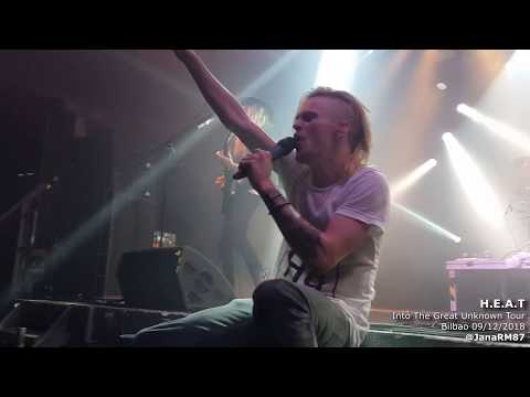 H.E.A.T "Mannequin Show" live 09/12/2018 @ Santana 27 Bilbao