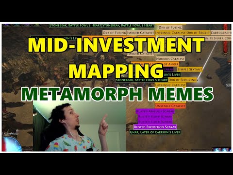 [PoE] Mid-investment mapping - Metamorph juicing - Stream Highlights #572