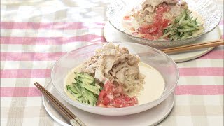 【3分クッキング公式】クリーミー豆乳そうめん